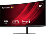 Viewsonic VG3419C-2 computerskærm 86,4 cm (34") 3440 x 1440 pixel UltraWide Quad HD LED Sort