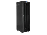 Lanberg FF01-6042-12B stativ 42U Fritstående reol Sort
