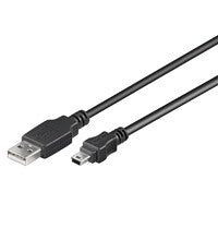 Goobay 93623 USB-kabel 1,5 m USB A Micro-USB B Sort