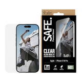PanzerGlass SAFE. by ® Skærmbeskyttelse iPhone 17 | iPhone 16 Pro | Ultra-Wide Fit m. EasyAligner