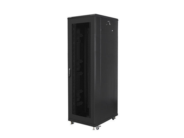 Lanberg FF01-8842-23B stativ 42U Fritstående reol Sort