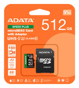 ADATA Speed Plus 512 GB MicroSDXC Klasse 10