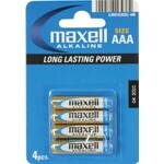 Maxell Battery Alkaline LR-03 AAA 4-Pack Engangsbatteri