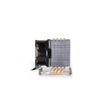 Inter-Tech A-19 Processor Køler 8 cm Aluminium, Sort