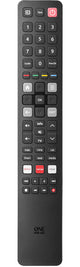 One For All TCL TV Replacement Remote fjernbetjening Soundbar højttaler, TV Tryk på knapper