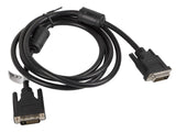 Lanberg CA-DVID-10CC-0018-BK DVI kabel 1,8 m DVI-D Sort