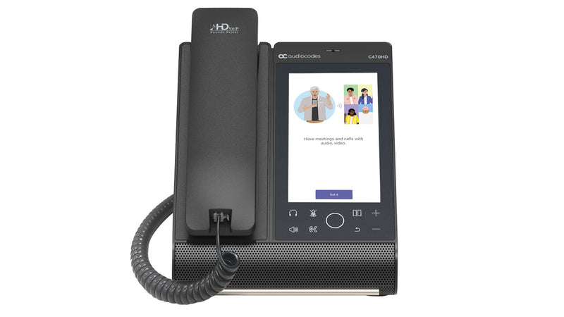 AudioCodes C470HD IP-telefon Sort TFT