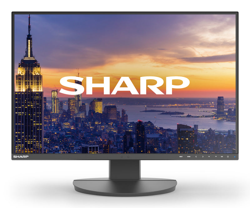 Sharp MultiSync EA242W computerskærm 61 cm (24") 1920 x 1200 pixel Fuld HD LCD Sort