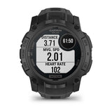 Garmin Instinct 3,05 cm (1.2") AMOLED 45 mm Digital 390 x 390 pixel Berøringsskærm Sort GPS (satellit)