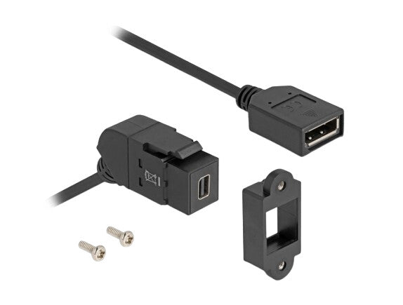 DeLOCK 67155 kabel kønsskifter Mini DisplayPort DisplayPort Sort