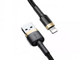 Baseus CALKLF-RV1 Lightning kabel 3 m Guld, Sort