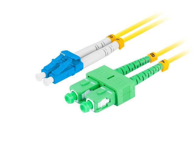 Lanberg FO-LUSA-SD11-0020-YE InfiniBand og fiberoptisk kabel 2 m SC LC LC/SC Gul