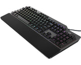 Lenovo Legion K500 tastatur Spil USB QWERTY US engelsk Sort, Grå