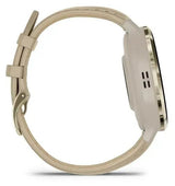 Garmin 010-02785-55 Smartwatch og sportsur 3,05 cm (1.2") AMOLED 41 mm Digital 390 x 390 pixel Berøringsskærm Guld Wi-Fi GPS (satellit)