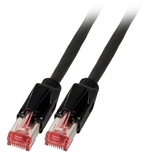EFB Elektronik K8708SW.1 netværkskabel Sort 1 m Cat6a S/FTP (S-STP)