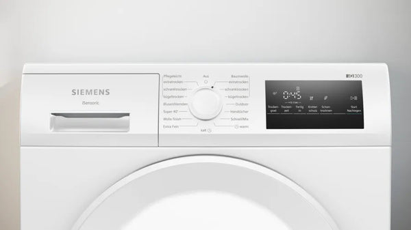 Siemens iQ300 WT43H004 tørretumbler Fritstående Front-læsning 8 kg Hvid