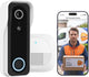 Trust DOORCAM-3000 Sort, Hvid