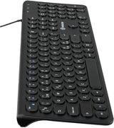 Voxicon DK-282W-B tastatur Kontor USB QWERTY Nordisk Sort