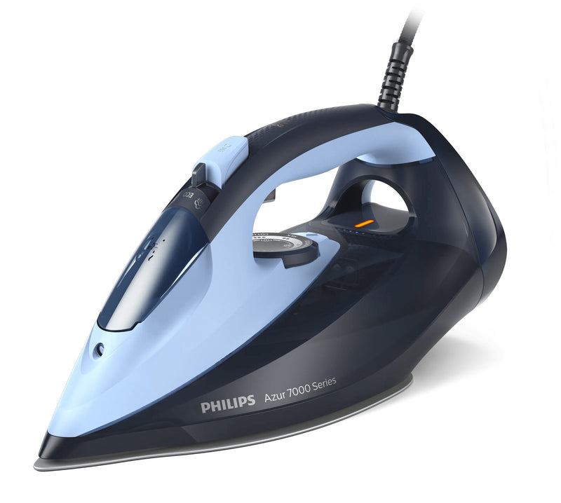 Philips 7000 series DST7041/20 strygejern Tør & dampstrygejern SteamGlide Elite-strygesål 2800 W Blå