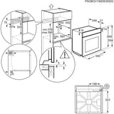 Electrolux LOX8P87WZ ovn 72 L 3490 W Sort