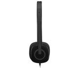 Logitech 981-000587 hovedtelefoner/headset Ledningsført Kontor/Callcenter Sort