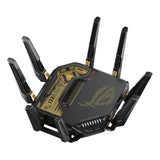 ASUS ROG Rapture GT-BE98 trådløs router 10 Gigabit Ethernet Quad-band (2.4 GHz / 5 GHz-1 / 5 GHz-2 / 6 GHz) Sort