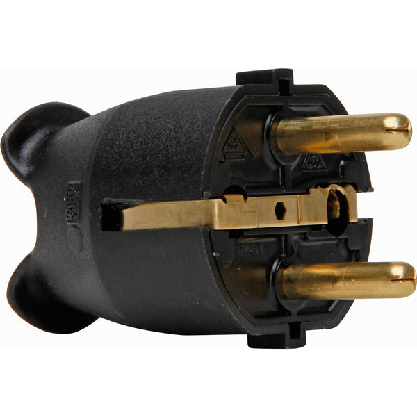 Kopp 175705003 strømstik Type E/F Sort 2P