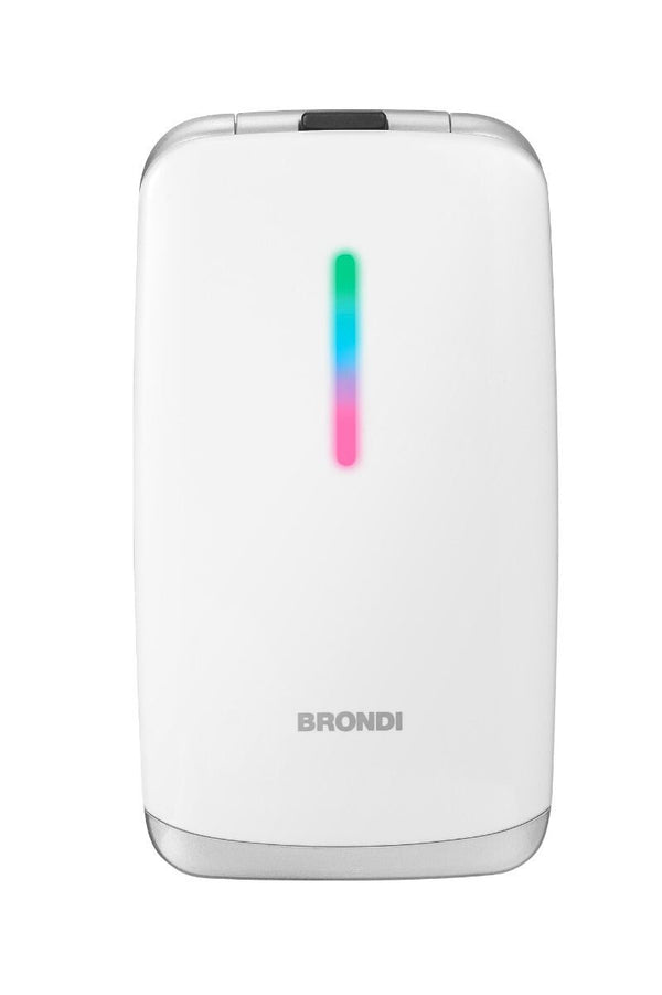 Brondi Contender 7,62 cm (3") Hvid Senior telefon