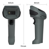 Safescan 310-W Håndholdt stregkodelæser 1D/2D CMOS Sort, Grå