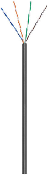 Goobay 57196 netværkskabel Sort 100 m Cat5e U/UTP (UTP)
