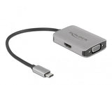 DeLOCK 87776 video-splitter USB Type-C 1x HDMI + 1x VGA
