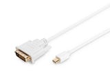 Digitus AK-340305-020-W videokabel adapter 2 m Mini DisplayPort DVI-D Hvid