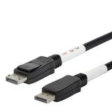 Deltaco DisplayPort cable, DP 2.1, DP80, 1m