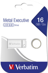 Verbatim Metal Executive USB-nøgle 16 GB USB Type-A 2.0 Sølv
