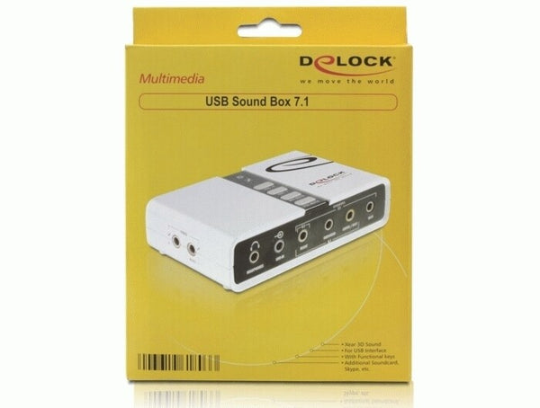 DeLOCK USB Sound Box 7.1 7.1 kanaler