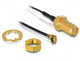 DeLOCK 88417 kabelsamler I-PEX M / SMA F Sort