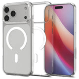 Spigen Liquid Crystal (MagFit) mobiltelefon etui 17,5 cm (6.9") Cover Transparent, Hvid