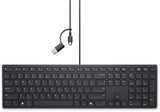 DELL KB525C tastatur Kontor USB QWERTY Nordisk Sort