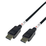 Deltaco DisplayPort cable, DP 2.1, DP80, 1m