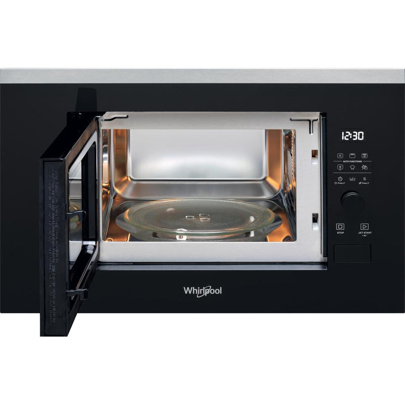 Whirlpool WMF201G Sort, Rustfrit stål Grill mikroovn Indbygget 20 L 800 W