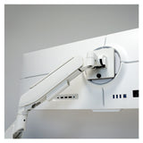 LC-Power LC-EQ-A49W skærmbeslag og -stativer 124,5 cm (49") Skrivebord Hvid