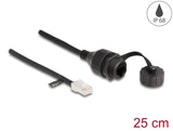 DeLOCK 88012 netværkskabel Sort 0,25 m Cat5e F/UTP (FTP)