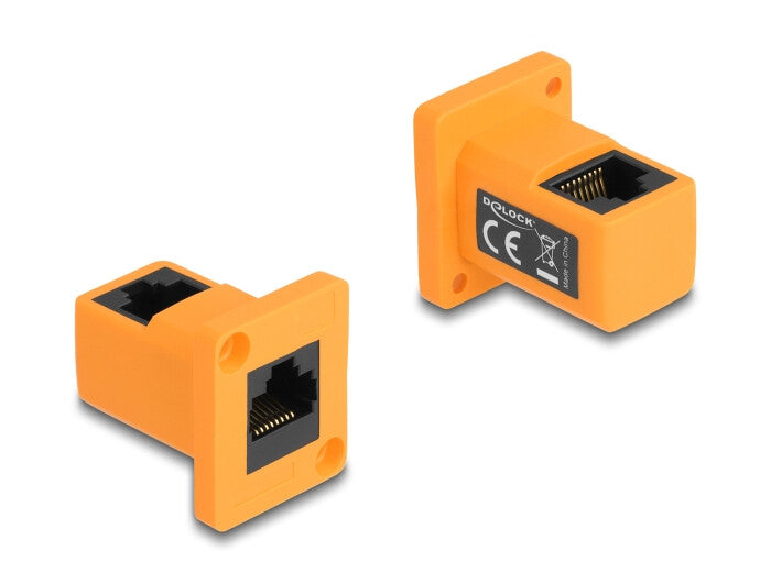 DeLOCK 87997 kabel kønsskifter RJ45 Orange