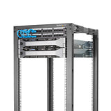 StarTech.com 4POSTRACK42 stativ 42U Fritstående reol Sort