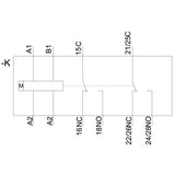 Siemens 3RP2505-1BW30 strømrelæ Sort
