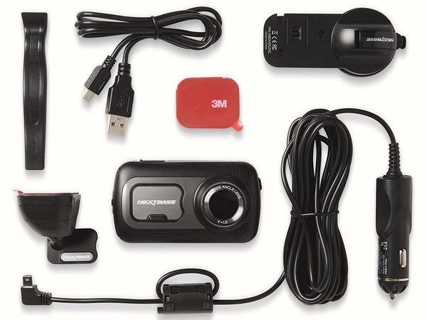 Nextbase 522GW HD Wi-Fi Bluetooth Batteri, Cigartænder Sort, Sølv