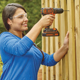 Black & Decker BDCDC18K-QW bor Nøglefri Sort, Orange