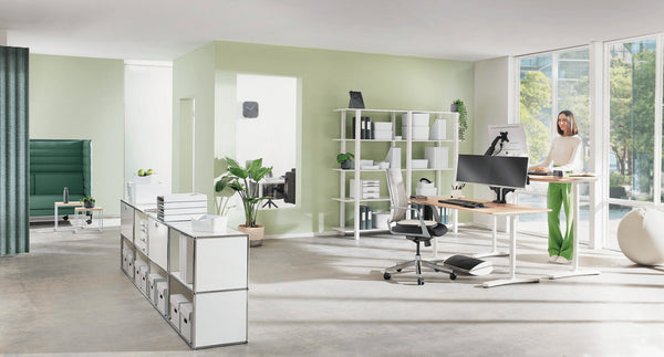 Leitz Ergo pladsbesparende dual monitor arm