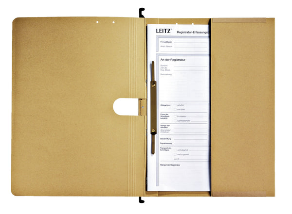 Leitz ALPHA hængemappe Pap A4 Brun
