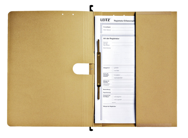 Leitz ALPHA hængemappe Pap A4 Brun
